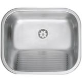 Tanque De Encaixe Hera 30 L Em Aço Inox Acetinado 50x40 Cm