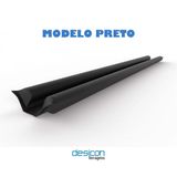 Veda Porta Rolinho Preto 130 Cm Adesivo