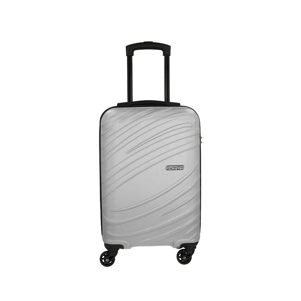 Mala De Bordo Pequena Para Viagem Abs American Tourister Tesa By Samsonite Cadeado Integrado Prata