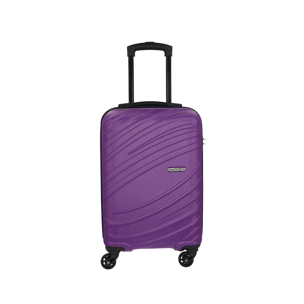 Mala De Bordo Pequena Para Viagem Abs American Tourister Tesa By Samsonite Cadeado Roxo Magenta