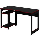 Mesa Para Computador Gamer Me4152 Preto Vermelho