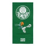 Toalha Aveludada Estampada Palmeiras 70 Cm X 1,40m Lepper