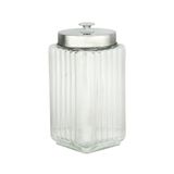 Porta Mantimento Vidro Tampa Metal 1,6 L 11x19cm Lyor