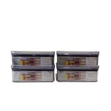 Potes Hermeticos Porta Frios Lumini 4 Peças - 770ml