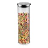 Pote Para Mantimentos Vidro Organização Cozinha 1650ml
