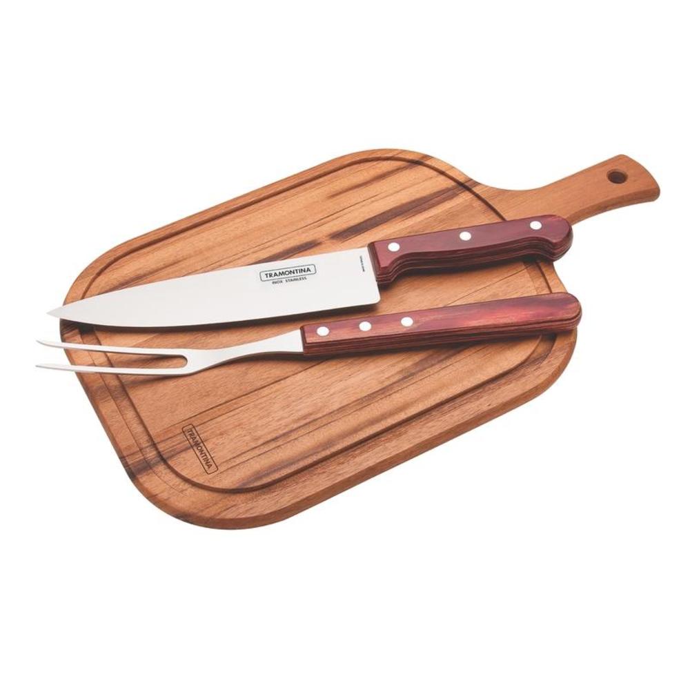 Kit para churrasco 3 peças - Polywood - Tramontina é boa?