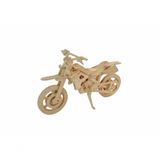 Quebra-cabeça 3d Motocross 55 Peças - Dinobrinque