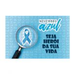 Quebra-cabeça Lembrete Novembro Azul De 300 Peças- Seja O Herói Da Sua Vida