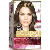 Imédia Excellence Tinta Creme 5.1 Castanho Claro Acinzentado