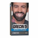 Tintura Grecin 5 Barba E Bigode Castanho Escuro