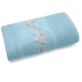 Toalha De Rosto Buettner 50x70cm Leaves Azul Riviera
