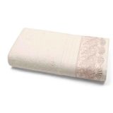 Toalha De Rosto Buettner 50x80cm Renda Estela Marfim