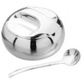 Conjunto P/ Farinha Tramontina Service Inox 2 Peças - 800g