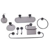 Kit Acessórios para Banheiro Acqua Q18 8 Peças Japi Cromado