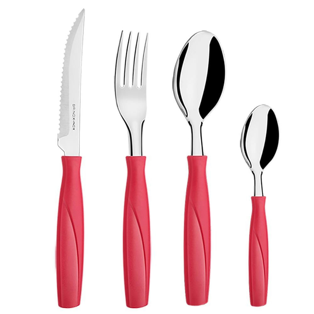 Faqueiro Brinox Em Polipropileno E Aço Inox Itaparica Com Gaveteiro 25 Peças