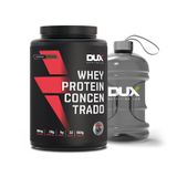 Whey Protein Concentrado Dux Chocolate 900g + Mini Galão