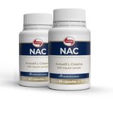 Kit 2 Nac N-acetil L-cisteína 600mg Vitafor 60 Cápsulas