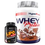 Whey Protein 900g + Lipo Class Black 60 Caps Chocolate