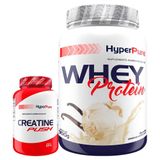 Whey Protein 900g + Push Creatina 100g Baunilha