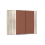 Armário De Canto Diagonal 2 Portas Lis Legno Crema C/gaia