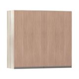 Armário Luciane 80cm 2 Portas Luci Legno Crema C/cumaru