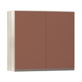 Armário Luciane 80cm 2 Portas Luci Legno Crema C/gaia