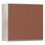 Armário Luciane 80cm 2 Portas Lis Legno Crema C/gaia