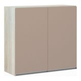 Armário Luciane 80cm 2 Portas Lis Legno Crema C/connect