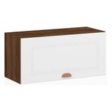 Armário Basculante Para Cozinha 80cm 1 Porta Safira Nogueira