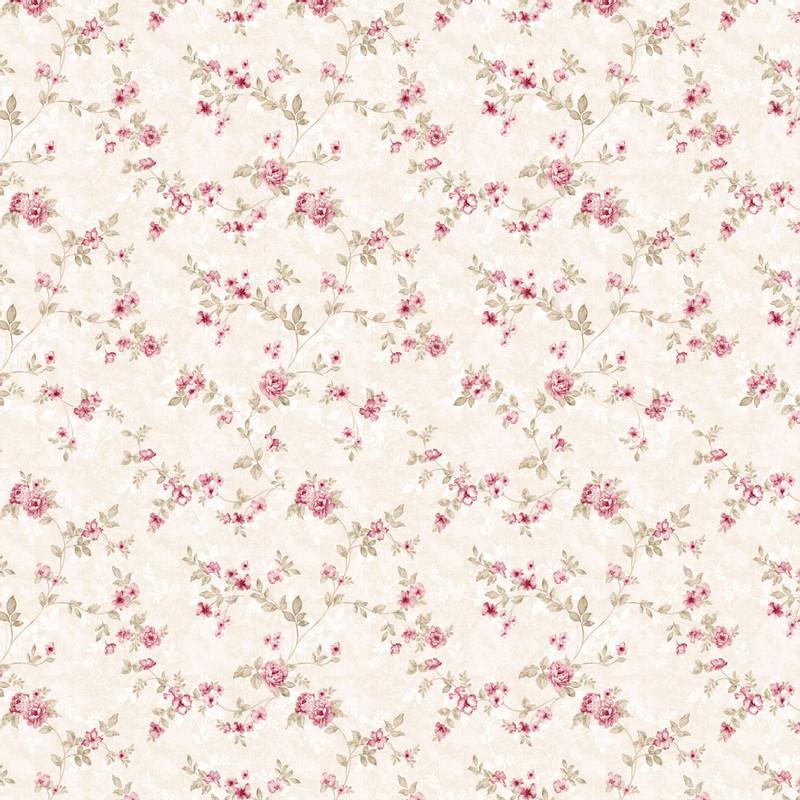 Papel De Parede Flores Rosas Delicadas Floral Adesivo Quarto