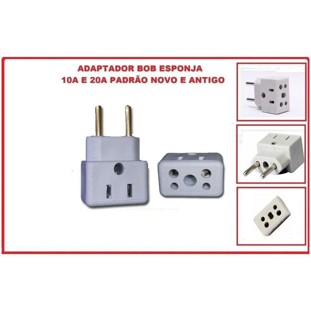 Adaptador Tomada Universal Bob 10a 16a 20a Bivolt 110v 220v