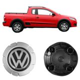Calota Centro Roda Vw Saveiro Trooper 2010 A 2013 Prata