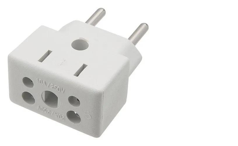 Adaptador De Tomada Universal 10a 20a 110v 220v