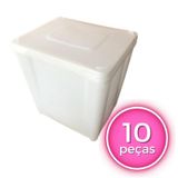 Pote De Sorveteria 10l - Kit 05 Peças