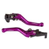 Par Manete Em Alumínio Anodizado Roxo Moto Bmw S1000r
