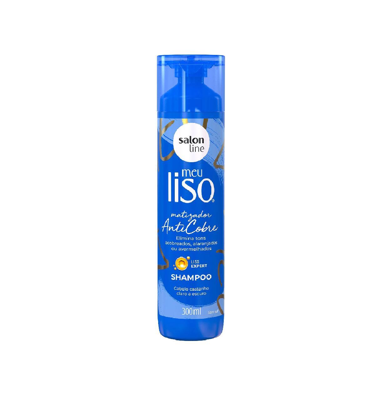 Salon Line Meu Liso Matizador Anticobre Shampoo 300ml