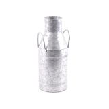 Vaso Cachepot Em Metal Galvanizado Rustico