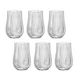 Jogo 6 Copos Cristal Água 450 Ml Linha Tulipa Optic Bohemia