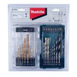 Makita E-07032 Conjunto De 27 Peças-brocas/pontas Bit