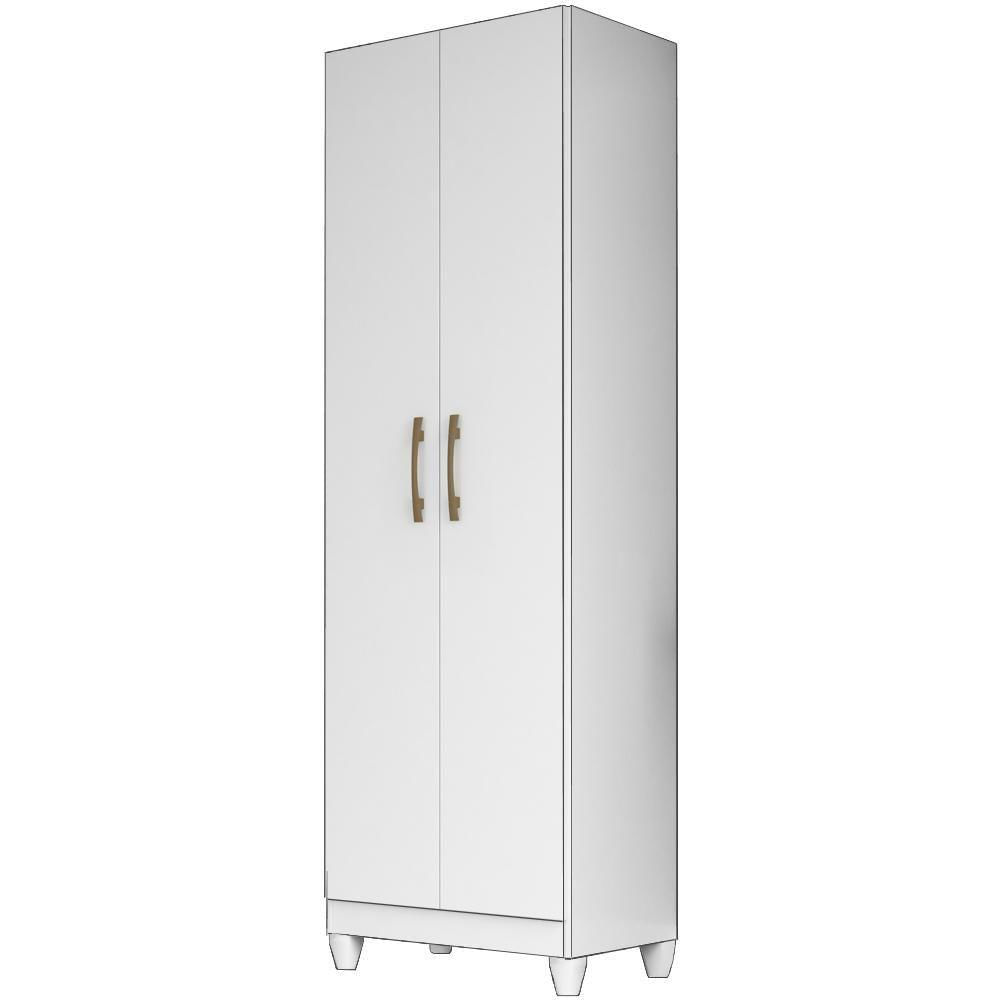 Armario Multiuso 2 Portas 9024 Branco Moval Branco