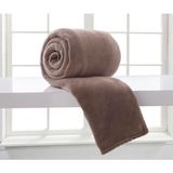 Manta Casal Microfibra Home Design Taupe - Corttex