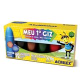 Meu Primeiro Giz de Cera Acrilex 12 cores