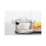 Caçarola Rasa Tramontina Indução Inox Professional 24cm 4,7l