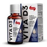 Vita D3 Vitamina D 2000ui Vitafor 10ml Em Gotas