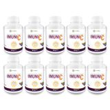 Kit 10x Super Vit C Imune 5+ Arginina Vitamina C D Zinco