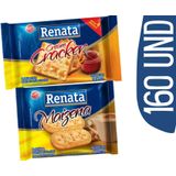 Biscoito Em Sache Cream Cracker Maizena Maisena Renata 160 U