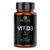 Vitamina D3 2000 Ui (120 Cápsulas) 103g Essential Natural