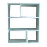 Estante De Parede Multiuso Decoração Livros Organização Banh