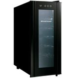 Adega de Vinhos BZC12BE com Iluminação LED, Painel Eletrônico para 12 Garrafas Brastemp