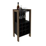 Adega Bar Para Decorativa Az1032 Mdp Nogal Preto